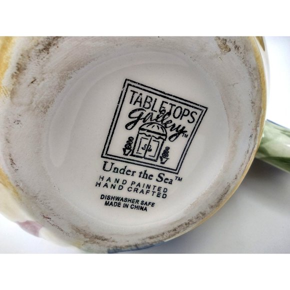 Under the Sea Small Fish Creamer Tabletops Unlimited Hand Painted 12oz Ocean - Picture 10 of 12